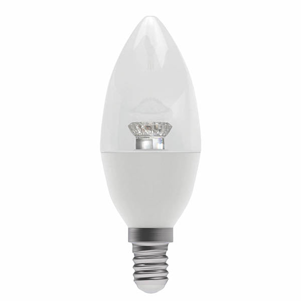 2.1W LED Filament Clear Candle Dimmable - SES, 4000K