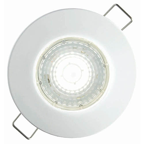 H2 Lite Fire Rated 4.3W Dimmable LED Downlight IP65  Matt White 4000k