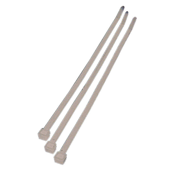 Neutral - 300 x 4.8 Cable Ties - Pack of 100