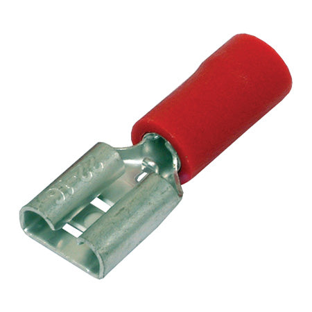 6.35mm Push-on Female Tab - Red