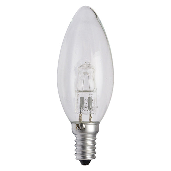 Dimmable Halogen Candle Lamp 42W SES - Clear